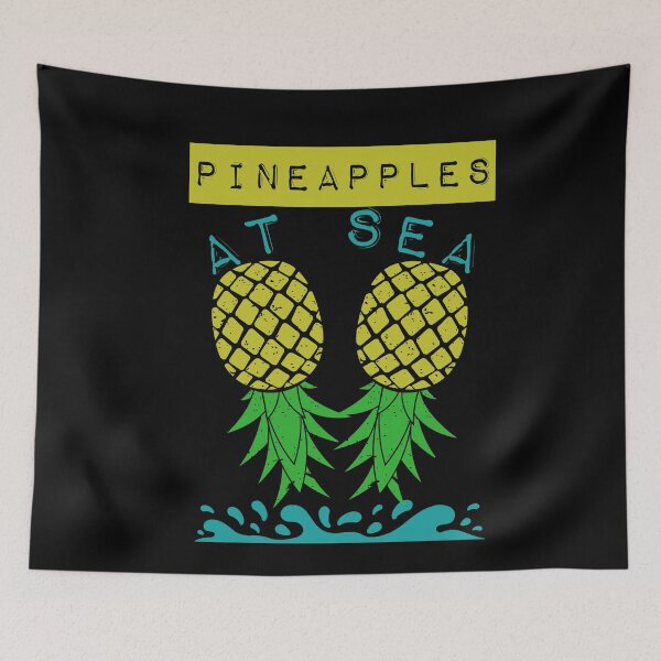 Item preview, Pineapples At Sea Cool Upside Down Pineapples Funny Swinger Gift designed and sold by SharpThreadZ.