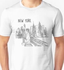 New York City Skyline Unisex T-Shirt