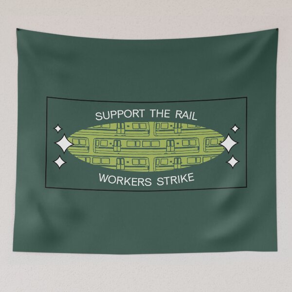 Item preview, Support The Rail Workers Strike - RMT designed and sold by Picket Club.