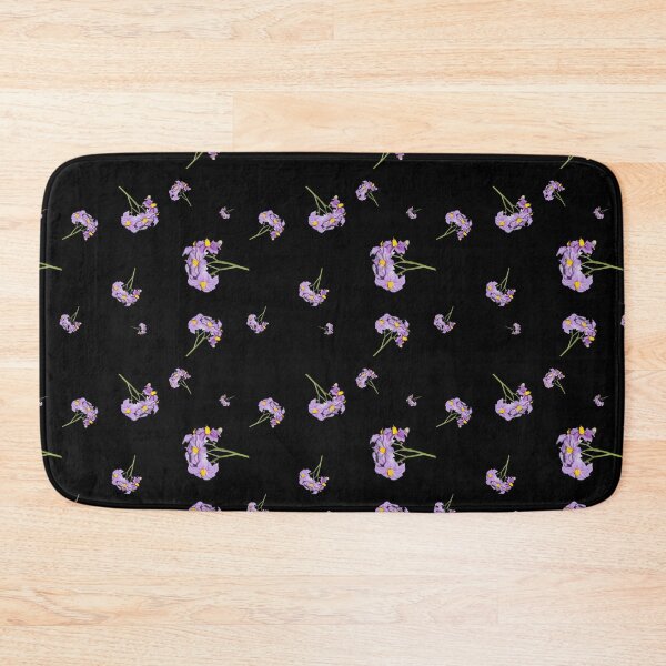 Item preview, Violet Flower Pattern best for Pillow,socks,shower curtain,bath mats ,and more designed and sold by Fairies Flower  Garden.