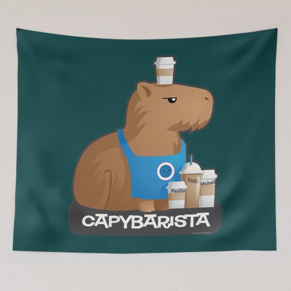 Item preview, Carpincho barista designed and sold by DesignssHome.