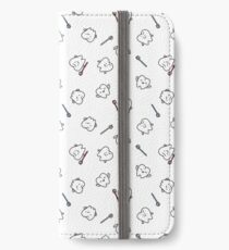 Lustige Zähne iPhone Flip-Case/Hülle/Klebefolie
