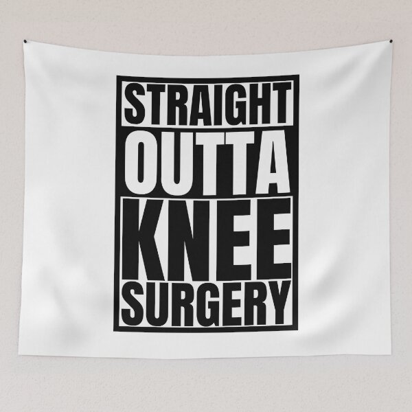 Item preview, Straight Outta Knee Surgery, Knee Surgery, Broken Knee, Knee Injury, Knee Joint Replacement designed and sold by AmputTee.