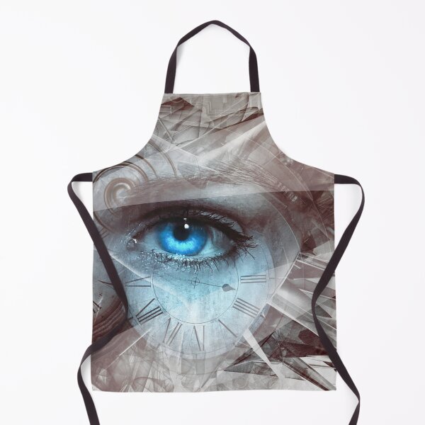Item preview, Eyes of Time abstract monochrome design designed and sold by EyeCandyStuff.