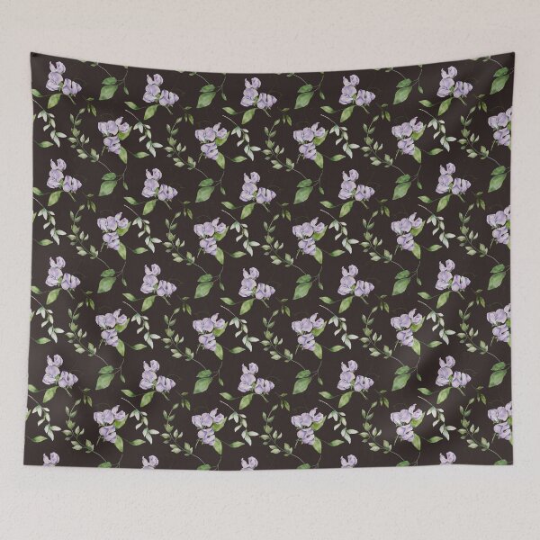 Item preview, Lavander Flower Pattern best for Pillow,socks,shower curtain,bath mats ,and more designed and sold by Fairies Flower  Garden.