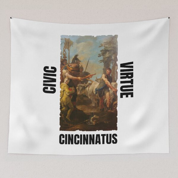 Item preview, Cincinnatus - Civic Virtue designed and sold by DRJProds-Merch.