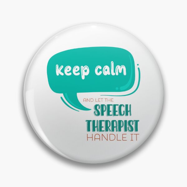 Item preview, Keep Calm Speech Therapist designed and sold by JenTrinhArt.