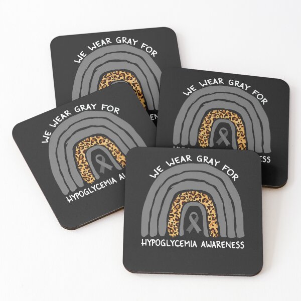 Item preview, We Wear Gray Rainbow For Hypoglycemia Awareness designed and sold by RichardxBen.