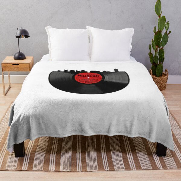 Item preview, Nashville Tennessee Vintage Vinyl Record Skyline Design designed and sold by TNDesignStudio.