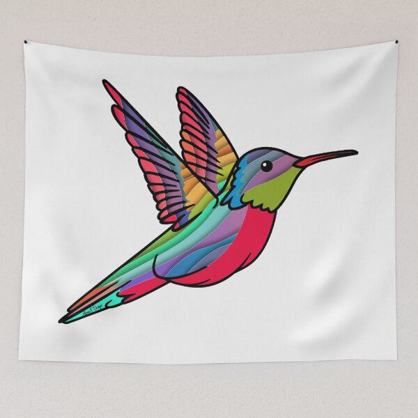 Item preview, Rainbow Hummingbird designed and sold by Intriguing Eclectives by Janelle  K.