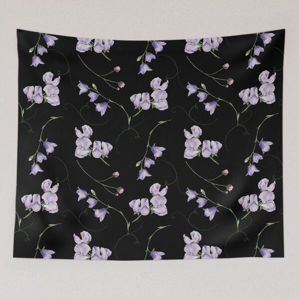 Item preview, Lavander Flower Pattern best for Pillow,socks,shower curtain,bath mats ,and more designed and sold by Fairies Flower  Garden.