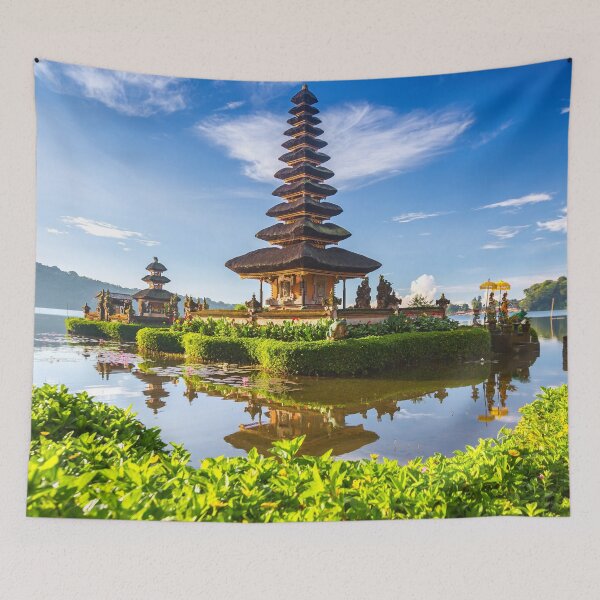 Item preview, Bali Indonesia - Pura Ulun Danu Batur Morning designed and sold by travelforest.