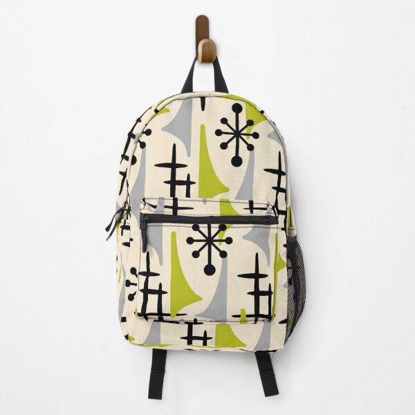 Item preview, Mid Century Modern Atomic Wing Composition 364 Chartreuse and Gray designed and sold by tonymagnerart.