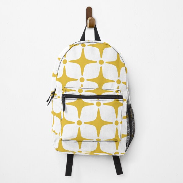 Item preview, Mid Century Modern Star Pattern 798 Mustard Yellow designed and sold by tonymagnerart.