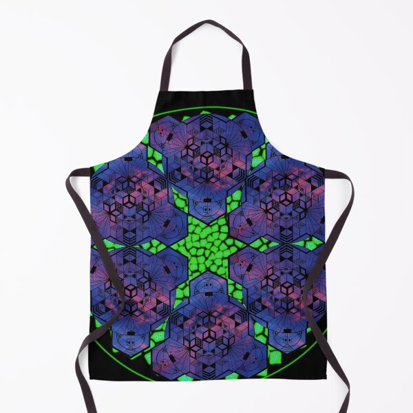 Item preview, Dark Red Blue Sky Cube Mandala Star & CircleVisions (G) designed and sold by createVisions.