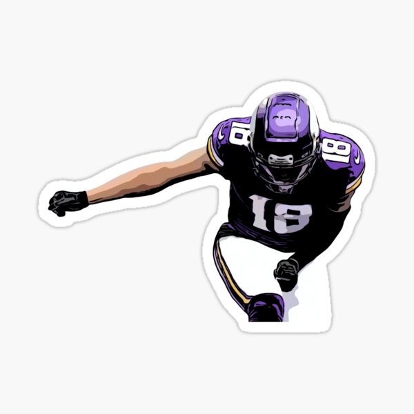 Justin Jefferson Catch Sticker for Sale by RatTrapTees