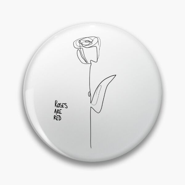 Item preview, Line Art, Roses are Red designed and sold by ErinSokolowski.