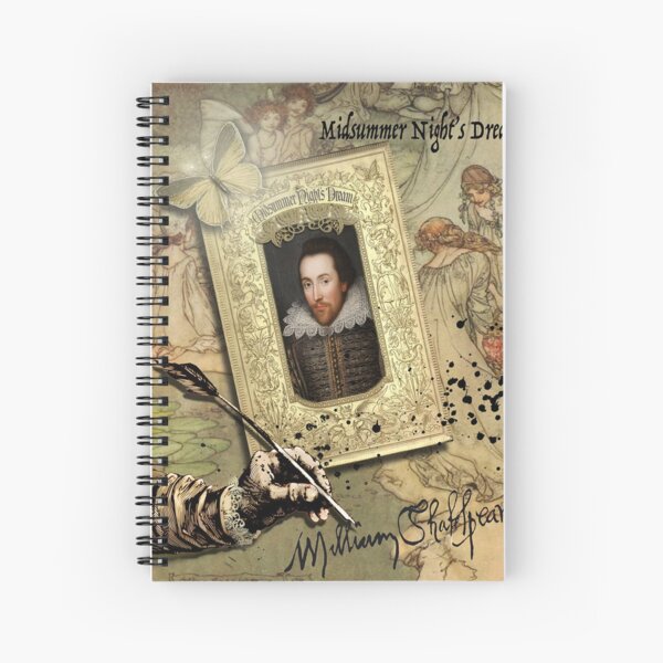 Shakespeare Spiral Notebook