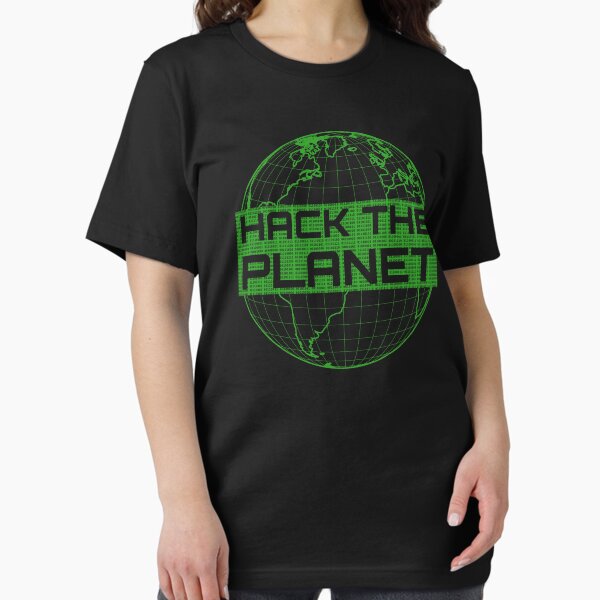 Item preview, Hack the Planet - Green Globe Design for Computer Hackers designed and sold by geeksta.