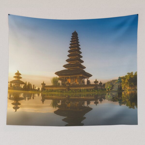 Item preview, Bali Indonesia - Pura Ulun Danu Batur Evening designed and sold by travelforest.