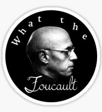 WTF Foucault Sticker