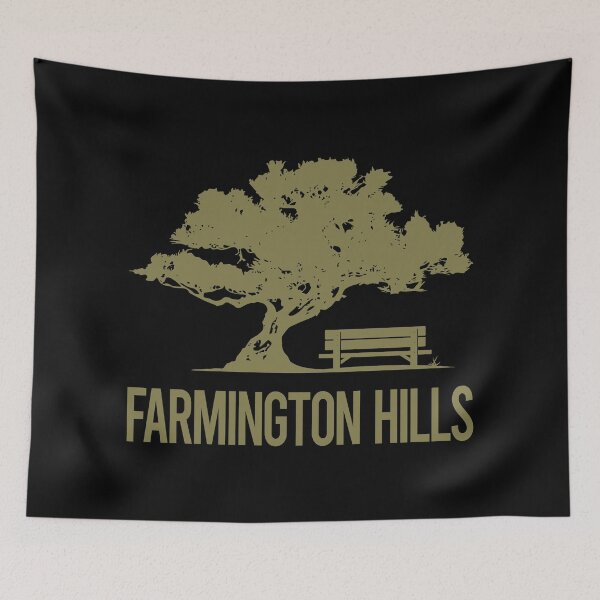 Item preview, Bench And Tree Farmington Hills designed and sold by nguyentanshop.