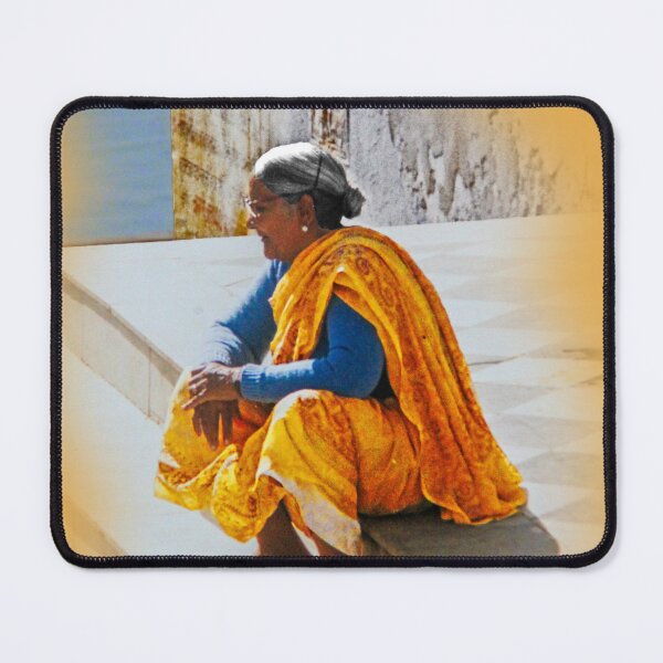 Item preview, Woman on banks of Ganges designed and sold by indiafrankk.