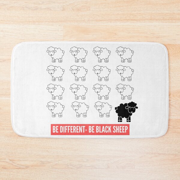 Item preview, Be different- be black sheep! Funny t-shirt designed and sold by NellyShaul.
