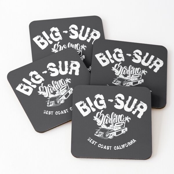 Item preview, Big Sur Surfing vintage style designed and sold by VUE-MER.