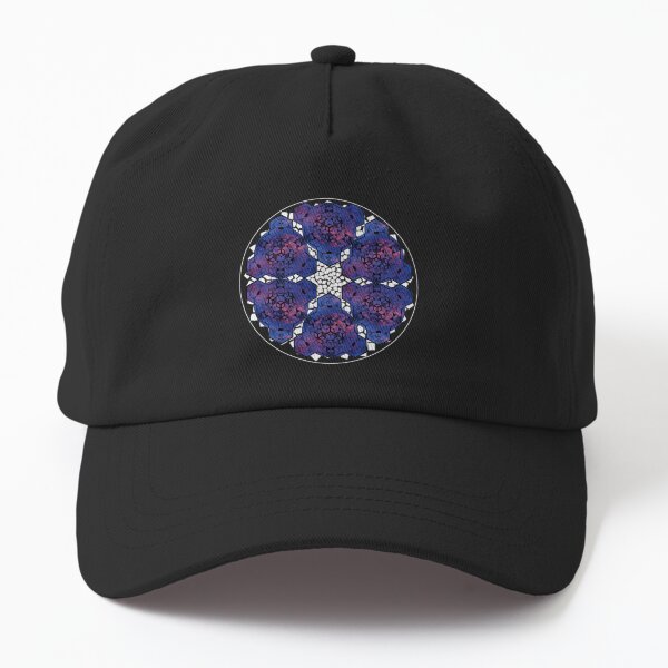 Item preview, Dark Red Blue Sky Cube Mandala Star & CircleVisions (W) designed and sold by createVisions.