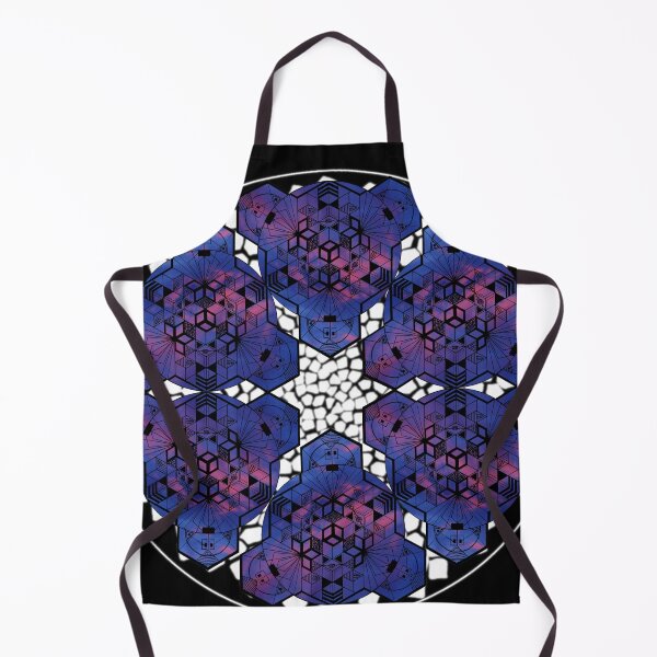 Item preview, Dark Red Blue Sky Cube Mandala Star & CircleVisions (W) designed and sold by createVisions.