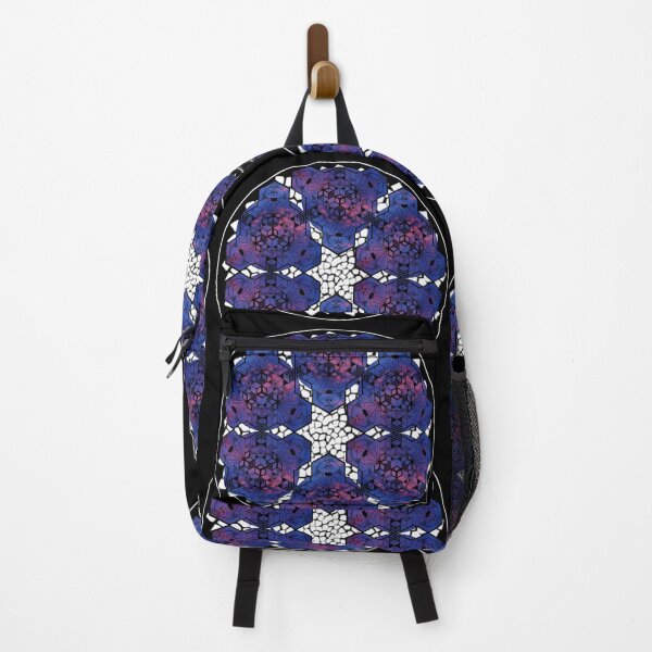 Item preview, Dark Red Blue Sky Cube Mandala Star & CircleVisions (W) designed and sold by createVisions.
