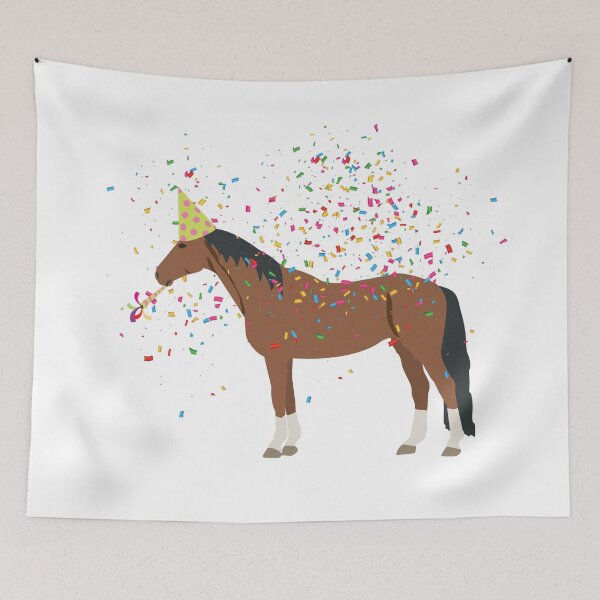 Item preview, Horse Partying Farm Animals Having a Party  designed and sold by idovedesign.