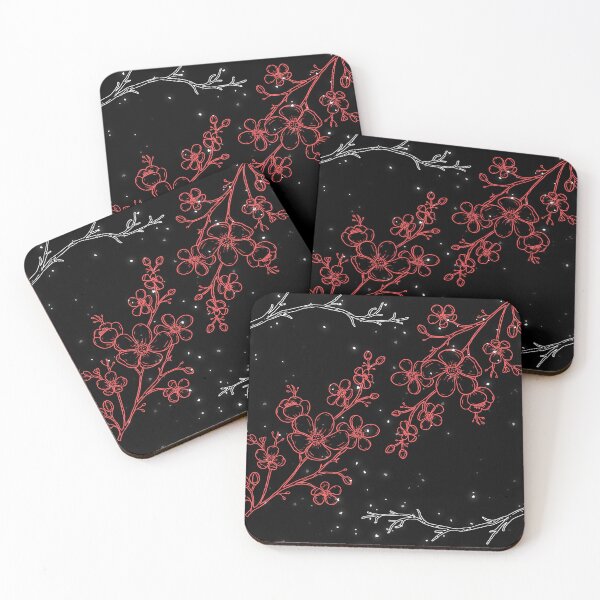 Item preview, Flowers, cherry blossom, Sakura, Dreamy, Pink, Snowy, Black, Spring designed and sold by Ellecher23.