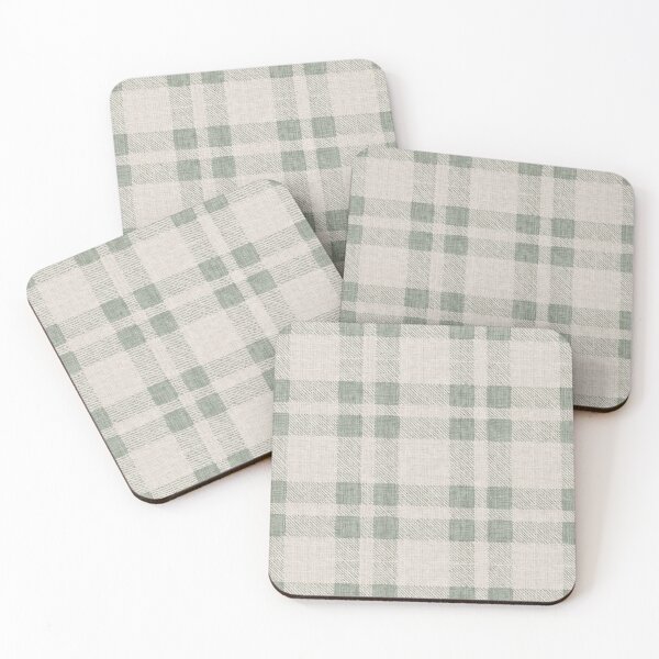 Item preview, Large Plaid - Sage Green and Beige designed and sold by SugarPineDesign.