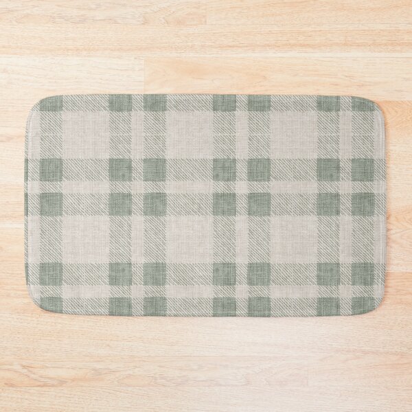 Item preview, Large Plaid - Sage Green and Beige designed and sold by SugarPineDesign.