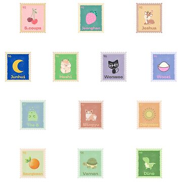 Artwork thumbnail, Seventeen Stamp by Strawberryne