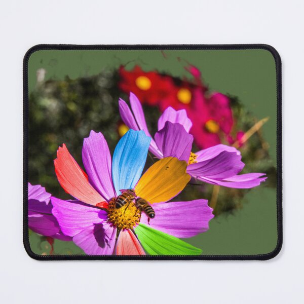 Item preview, Bees on daisies designed and sold by indiafrankk.