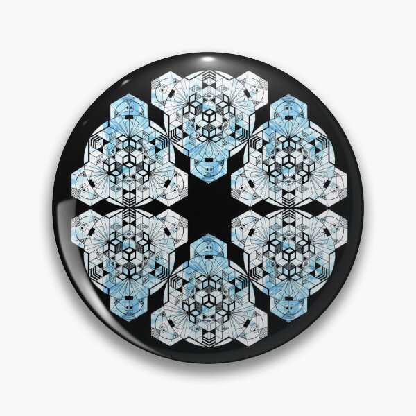 Item preview, Icy Cube Mandala Star designed and sold by createVisions.