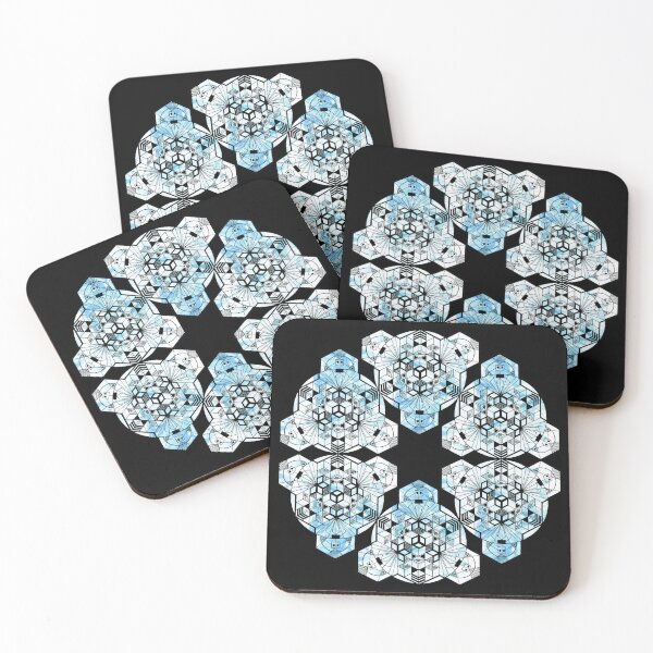 Item preview, Icy Cube Mandala Star designed and sold by createVisions.