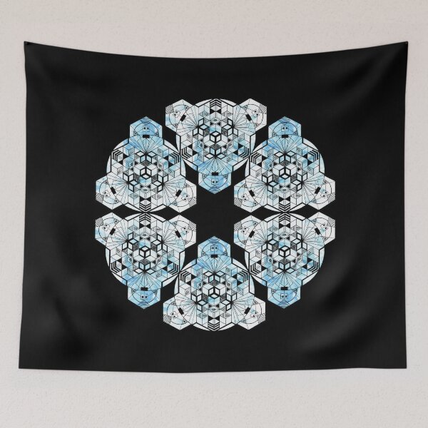 Item preview, Icy Cube Mandala Star designed and sold by createVisions.