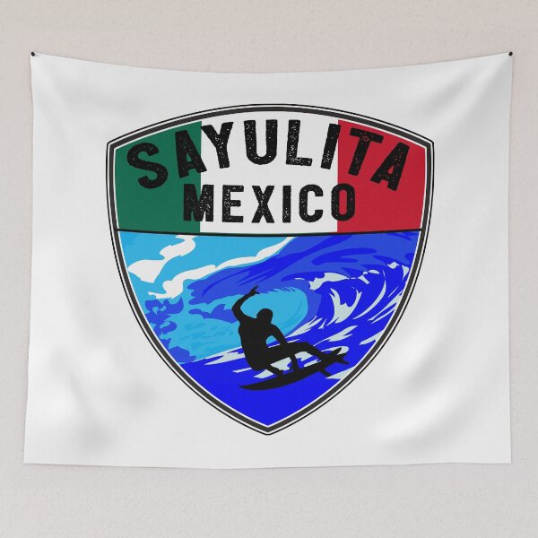 Item preview, SURFING SAYULITA MEXICO SURF SURFER SURFBOARD BOOGIE BOARD MX 2 designed and sold by DESTINATIONS DECAL.