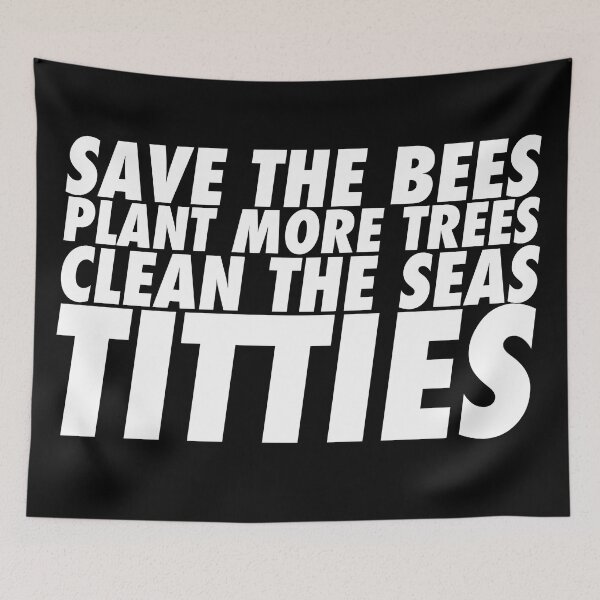 Item preview, Funny Poetry Save the Bees designed and sold by Urosek.