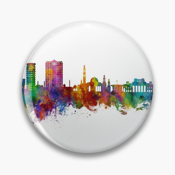 Item preview, Muscat Oman Skyline designed and sold by ArtPrints.