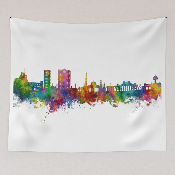 Item preview, Muscat Oman Skyline designed and sold by ArtPrints.