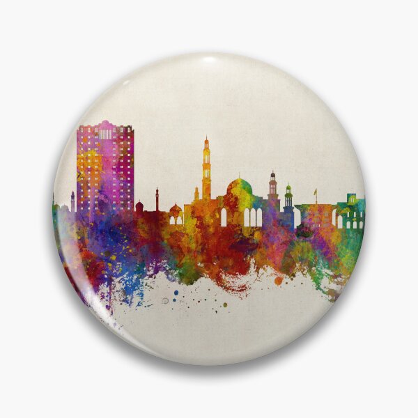 Item preview, Muscat Oman Skyline designed and sold by ArtPrints.