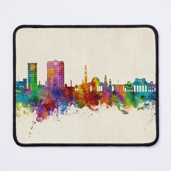 Item preview, Muscat Oman Skyline designed and sold by ArtPrints.