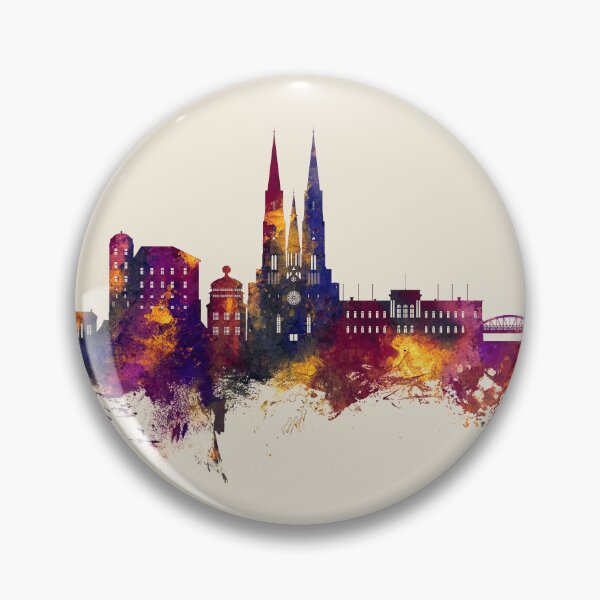 Item preview, Uppsala Sweden Skyline designed and sold by ArtPrints.