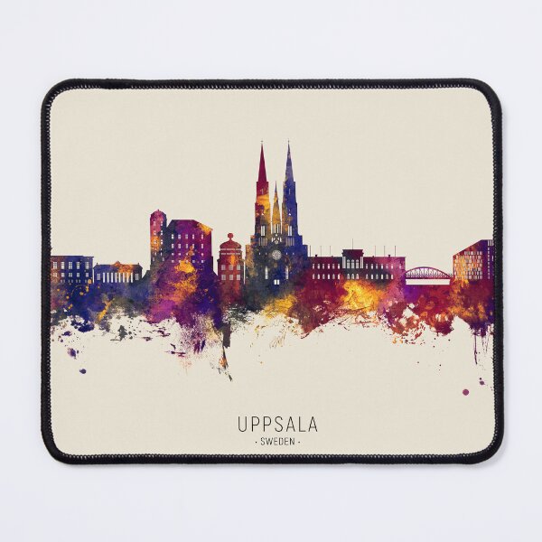 Item preview, Uppsala Sweden Skyline designed and sold by ArtPrints.