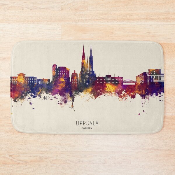 Item preview, Uppsala Sweden Skyline designed and sold by ArtPrints.